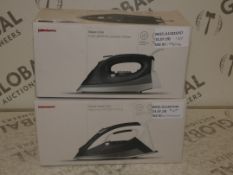 Bosed John Lewis And Partners Steam Irons RRP £20 Each (1996991)(ret00421344)(ret00352122)