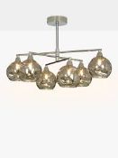 Boxed John Lewis and Partners Suza 6 Light Semi Flush Ceiling Light Fitting RRP £140 (20441186)(