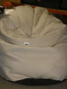 John lewis and Partners Large Beige Bean Bag Chair RRP £85 (2038738)(Viewing Or Appraisals Highly