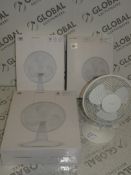 Assorted Boxed and Unboxed John Lewis and Partners 9inch Desk Fans RRP £15 Each (ret00447582)(