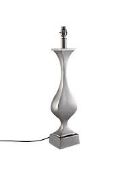 Boxed John Lewis And Partners Desta Console Lamp Base Only In Nickel RRP£85.00 (1725101)(Viewings Or