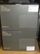 Boxed John Lewis And Partners Meena Brushed Steel Wall Lights RRP £50 Each (1770075) (1679988) (