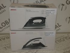 Bosed John Lewis And Partners Steam Irons RRP £20 Each (1996976)(ret00126327)(ret00553000)