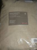 John Lewis And Partners Black Out Lined Eyelet Headed Curtains In Beige And Croft Collection