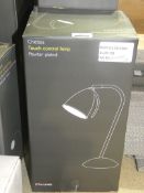 Assorted John Lewis and Partners Chelsea Touch Control Lamps and Isaac Copper Finish Desk Lamps
