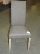 Asha Lydia Chair In Grey Mix RRP£90.00 (MP314767)(Viewings Or Apprasisals Highly Reccomended)