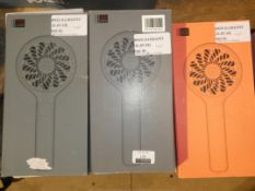 Boxed John Lewis and Partners USB Spectrum Hand Charging Fans RRP £15 Each (ret00247550)(1996680)(