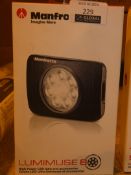 Boxed Manfrotto Lumi Muse 8 High Power Led Light RRP £60