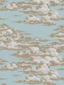 Brand new and Sealed Roll Of Sanderson Sylvie Clouds Designer Wallpaper RRP £85 (2097884)(Viewings