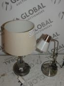 Assorted Cormac Touch Control Lamps And Isobel Table Lamps RRP£35.0-45.0 (RET00030057) (Viewings