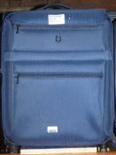 Assorted Qube Navy Blue Decimal 4 Wheel Spinner Suitcases RRP £30 Each (1700510)(1700523)(Viewings