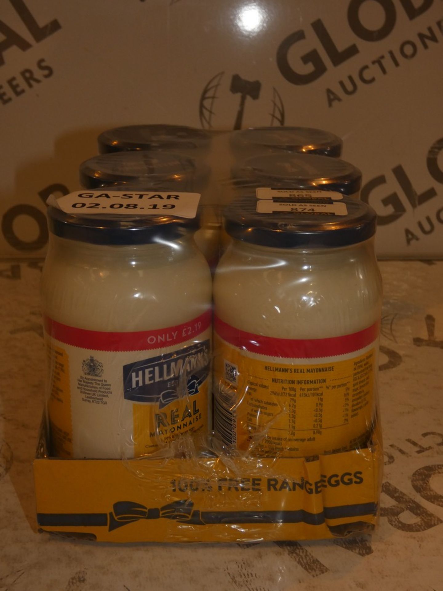 Hellmans Real Mayonnaise RRP£2.20 Each (Viewings Or Appraisals Highly Recommended)