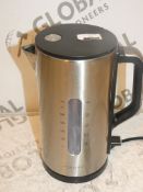 Assorted Unboxed John Lewis And Partners 1.7 Litre Brushed Stainless Steel Cordless Jug Kettles
