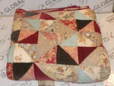 Boxed John Lewis and Partners Patchwork Bedspread RRP £150 (ret00338669)(Viewings And Appraisals