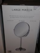 Boxed John Lewis and Partners Large 5x Magnification Mirror RRP £65 (ret00127064)(Viewings And