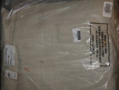 Bagged Pair Of John Lewis And Partners Croft Collection Sky Putty 228x137cm Curtains RRP £140 (