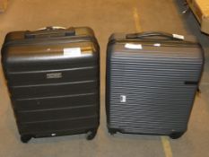 Assorted John Lewis and Partners and Qube Hard Shell 360 Wheel Cabin Bags RRP £100 -£120 (1714139)(