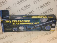Boxed TK1 Telescope And Astronomy Kit RRP £110 (2064809) (Viewings And Appraisals Highly
