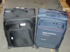John Lewis and Partners Soft Shell Black Spinner Suitcases RRP £135 Each (1804534)(jl11010681)(
