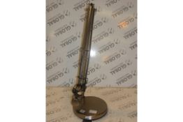 Hampton Silver Multi Position Floor Lamp Base Only RRP £100 When Complete (re00140721)(Viewings Or