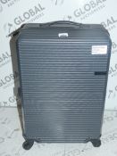 Qube Hard Shell 360 Wheeled Travel Luggage Suitcase RRP £60 (RET00237551) (Viewings And Appraisals