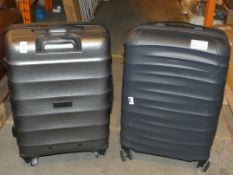 Assorted John Lewis and Partners and Antler Hard Shell Anthracite Grey 360 Wheel Spinner Suitcases