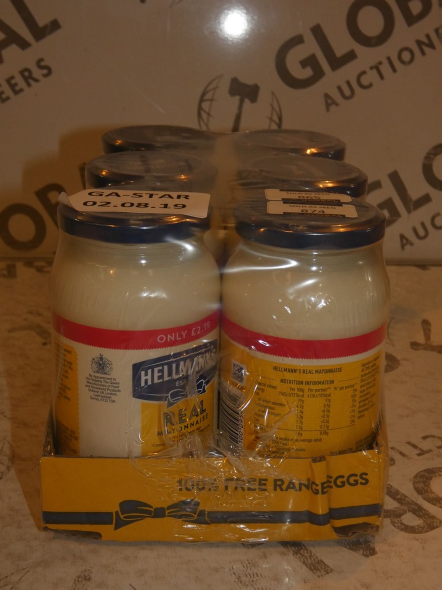 Hellmans Real Mayonnaise RRP£2.20 Each (Viewings Or Appraisals Highly Recommended)