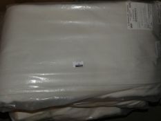 Bagged Pair Of John Lewis And Partners Double Pinch Pleat Bespoke Cream Curtains RRP £200 (