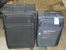 Lot to Contain 2 John Lewis and Partners Lightweight Small Suitcases and Cabin Bags RRP £125-£135 (