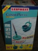 Boxed Leifheit XL Disk Pembury Press Mop Bucket RRP£30.00 (RET00219216) (Viewings Or Appraisals