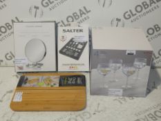 Lot to Contain 4 Assorted Items to Include Salter Digital Weighing Scales a John Lewis and