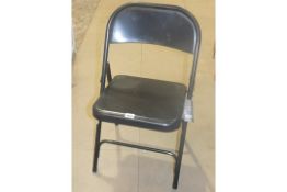 Lot to Contain 2 Black Folding Pocket Chairs (Viewings Or Appraisals Highly Recommended)