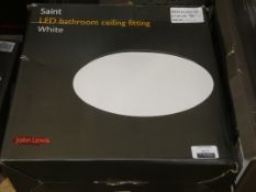 Lot to Contain 2 Assorted John Lewis And Partners Lighting Items To Include a Saint LED Bathroom