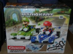 Lot to Contain 2 Boxed Assorted Mario Cart and Carrera Go Children's Scalelectrics Racing Sets