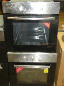 Lot to Contain 2 Stainless Steel And Black Glass Fully Integrated Single Ovens (Viewings Or