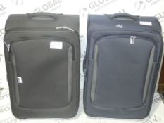 Lot to Contain 2 Assorted John Lewis and Partners Greenwich 2 Wheeled Suitcases In Black and Navy