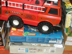 Lot to Contain 3 Assorted Children's Toy items to Include a Tonker Fire Department Fire Truck