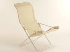 Lot to Contain 2 Boxed Fiam Fiesta Outdoor Garden Dining Lounger Chairs RRP£70.00 (MP314768) (