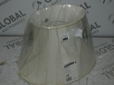 Lot To Contain 5 Celia Ivory Fabric Lamp Shades Combined RRP £110 (Viewing And Appraisals Highly