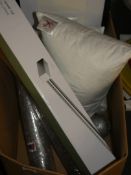 Lot To Contain A Pillow, John Lewis Picture Frame, Bath Mat, Single Towel Rail, Knit Pins, Candles