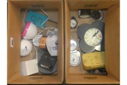 Lot to Contain 16 Assorted Items to Include Alarm Clocks, Mantlepiece Clocks from London Company,