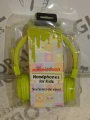 Lot to Contain 10 Nickelodeon Headphones in Green Combined RRP £100