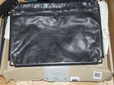 Boxed Concrete Design By Tun Berg Leather Laptop Sleeve RRP £180