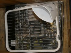 Lot to Contain 1 Umbra Sink Dish Rack and 2 Tefal Non Stick Oven Liners Combined RRP £50 (