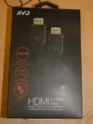 Lot to Contain 10 HDMI Cables Combined RRP £50