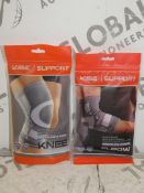 Lot to Contain 5 Assorted Live Up Support Knee Supports