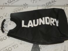 Lot To Contain 5 Assorted Grey and Black 2 Handle Laundry Bags