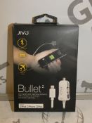 Lot to Contain 10 Jivo Bullet Chargers with Connector Made for iPad, iPhone and iPod Combined RRP £