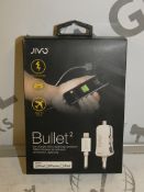 Lot to Contain 10 Jivo Bullet Chargers with Connector Made for iPad, iPhone and iPod Combined RRP £