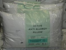 Active Anti Allergy Pillows RRP £40 Each (2075802)(2075805)(Viewing and Appraisals Highly